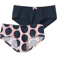 Schiesser Bikinislip Uncover (2-St) Damen 2er Pack Hipster Bikini Unterhose Slip