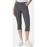 STOOKER WOMEN 7/8-Hose Tahiti Print Capri Slim Fit Capri Slim Fit Casual Clean Wash für Damen