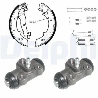 Delphi Bremsbacken vormontiert hinten BMW 3er E30 KP753