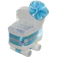 dubistda-WINDELTORTEN- Neugeborenen-Geschenkset Windeltorte I Kleiner Windelwagen Geschenk zur Geburt Babyparty und Babyshower
