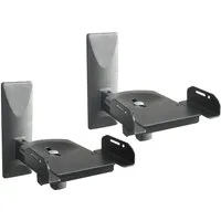 Drall Instruments Lautsprecher-Wandhalterung BH5BK, (2-tlg., Universal Lautsprecher Halterung schwenkbar neigbar drehbar bis 12 kg)