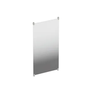 Hewi S 801 Wandspiegel 801.01B30095 600x1200x6mm, mit Haltern, matt, felsgrau