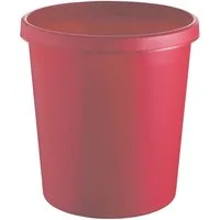HELIT Papierkorb the german, 18 Liter, mit umlaufendem Griffrand