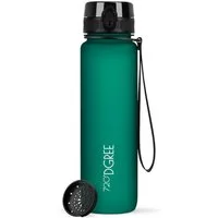 720°DGREE Trinkflasche Trinkflasche uberBottle softTouch mit Sieb emerald green 1l