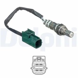 Delphi Lambdasonde vor Katalysator Nissan Micra K12 ES20643-12B1