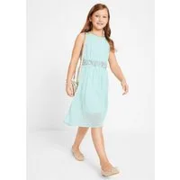 bonprix Chiffonkleid aus Chiffon, mit elastischem Bündchen, gefüttert