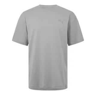 Puma - "Elevated" T-Shirt für Herren, Rundhalsausschnitt, Regulär (Betongrau)