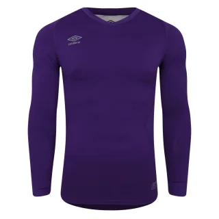 Umbro - "Elite" Base Layer Oberteil V-Ausschnitt für Herren (Leuchtend Lila)