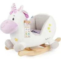 BIECO Schaukeltier Bieco Plüsch Schaukeltier Einhorn, 60 cm Kinder