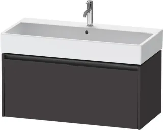 Duravit Ketho.2 Waschtischunterbau wandhängend Graphit Supermatt 984x460x440 mm - K25078080800000 K25078080800000