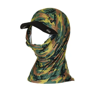 Tarnfarbener Multifunktionsschlauch mit Visier 64700 unisex