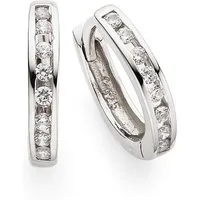 Bruno Banani Paar Creolen Schmuck Geschenk Silber 925 Ohrschmuck Ohrringe, mit Zirkonia (synth)
