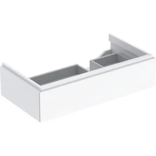 Geberit Xeno2 Unterschrank f. Waschtisch m. Ablagefläche links m .1 Schublade, 88x22x46,2cm, weiß, 5 500514011