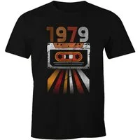 MoonWorks Print-Shirt Herren T-Shirt Geburtstag Retro 70er Jahre Vintage Siebziger Geschenk-Shirt Moonworks® mit Print