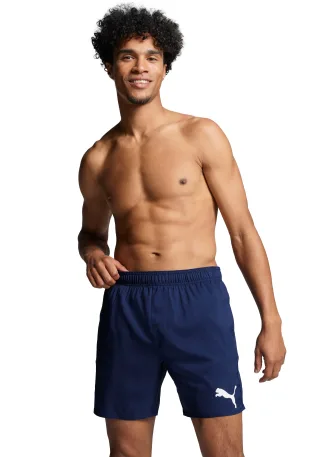 PUMA Badeshorts "PUMA SWIM MEN MID SHORTS" mit elastischem Bund, Seitentaschen