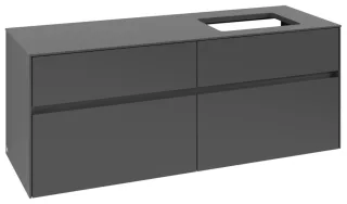 Villeroy & Boch Waschtischunterschrank Collaro C118B0 1400x548x500mm m. Bel. 4 Ausz. Waschtisch re G C118B0VR