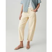 OPUS PANTS Relax-fit-Jeans Melly breeze aus Candiani Denim in Barrel Fit Cargotaschen unterstreichen den modernen Utility Look