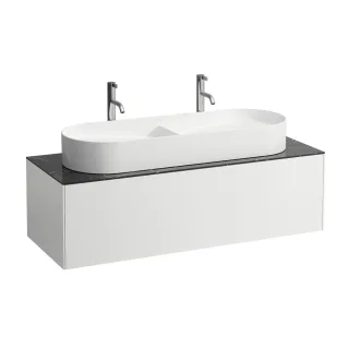 LAUFEN Waschtischunterschrank Sonar 457x1177x341 Aus mi, 1Schubl H812348/9 we ma? m. H4054710341431