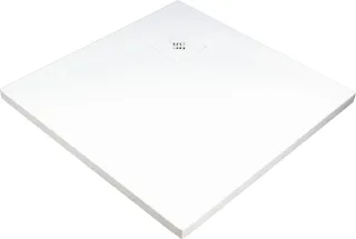 Neuesbad Serie 600 Mineralguss Duschwanne, zuschneidbar, weiss 80x80cm NB1DEKSKA00808B1