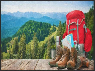 Fussmatte Wanderung 5000 | Größe: 60 cm x 45 cm