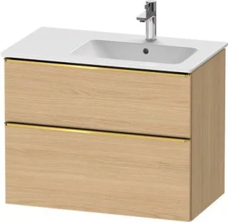 Duravit D-Neo Waschtischunterbau wandhängend Natur Eiche Matt 810x462x625 mm - DE4367034300000 DE4367034300000