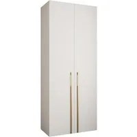 ABIKS MÖBEL Drehtürenschrank COMO 3 Schlafzimmerschrank mit Kleiderstange und Regalen