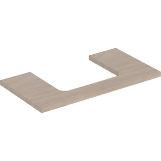 Geberit ONE Waschtisch-Platte, Ausschnitt mittig, für Aufsatzwaschtisch 505283005