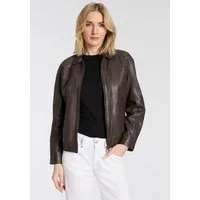 Mauritius Lederjacke MWTylli OS OT Bomberjacke mit Elastikbund