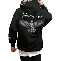 RMK Hoodie Herren Kapuzenpullover Pullover Pulli Langarmshirt Heaven mit Kapuze und 2 Taschen