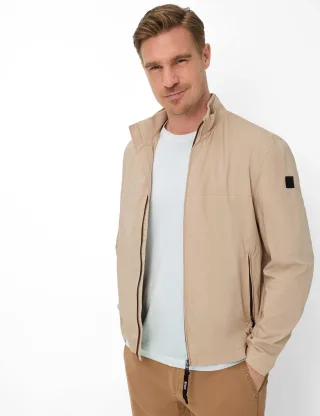 Brax Herren Blouson Style CALVIN beach, Beige, Gr. S
