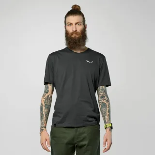 SALEWA - Eagle Vocab T-Shirt Herren - Schwarz (Gr.48)