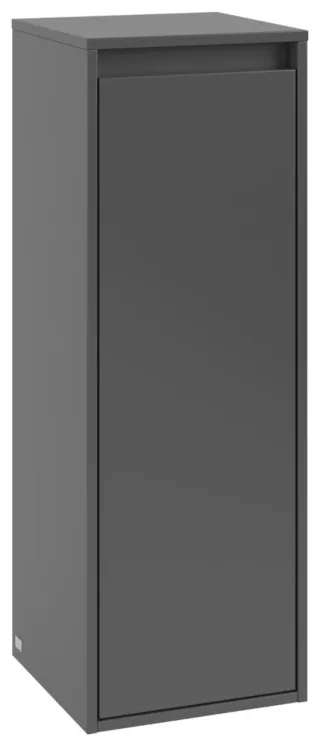 Villeroy & Boch Seitenschrank Skyla C80201 350x1000x 349mm 1 Tür 1 Schublade A:re Graphite C80201VR