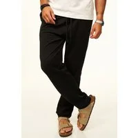 CARISMA Stoffhose als Sommerhose mit Gummibund & Kordel im Chinohose Stil Herren luftige Freizeithose mit Waffelstruktur - Jogginghose