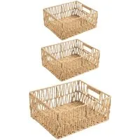 IDIMEX Aufbewahrungskorb ENIN (Set), Aufbewahrungskorb ENIN 3er Set Regalkörbe Organizer