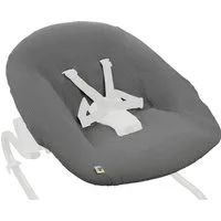 Hauck Babywippe Baby Bouncer Cover Muslin Dark Grey, Schonbezug für Babywippe und Hochstuhlaufsätze