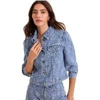 LIPSY Jeansjacke Lipsy Jeansjacke mit Armbandärmeln (1-St)