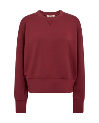 MOS MOSH - MMKiki Celli O-LS Sweatshirt cabernet - Gr. - XS