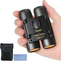 Mutig Fernglas 30x60 Hochleistungs Vergrößerung Ferngläser Kinder Erwachsene Binocular (Ideal für Outdoor Sportspiele Vogelbeobachtung Reisen Jagd Konzerte)