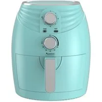 TurboTronic by Z-Line Heißluftfritteuse Retro Heißluftfritteuse 3,5 L, 1200 W, Retro-Design, 360° Rapid-Air-Technologie