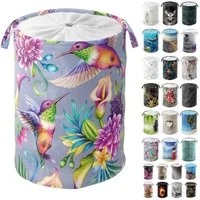 Sanilo Wäschekorb mit Motiv, viele schöne Wäschesammler zur Auswahl, Wäschesack mit Sichtschutz, 60 Liter, faltbar, kräftige Farben
