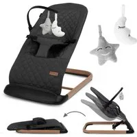 COIL Babywippe Baby Bouncer, Babyschaukel, Schaukelstuhl, 3-Stufen-Verstellung, Anti-Rutsch-Elemente, ergonomische Polsterung