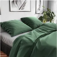 Wolkenfeld Bettwäsche Renforcé Bettwäsche Baumwolle - Natürlich weiches Schlafgefühl, Renforcé, 2 teilig, 135x200 cm, 155x220 & Übergrößen I inkl. Kissenbezüge 80x80 I uni