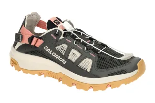Salomon 477508 Techamphibian 5 Women's Halbschuh Grau Peat/Rainy Day/Hyma Pin...
