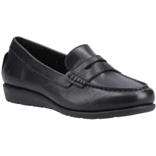 Hush Puppies Shelby Leder Damen Schwarz Slipper