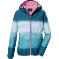 Killtec Funktionsjacke KOS 155 GRLS JCKT Leichte, wetterfeste Mädchenjacke mit All-Over-Print