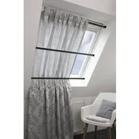 GARDINIA Spannstange, Ø 2,6 mm, ohne Bohren, geklemmt, Metall, ohne Bohren und Schrauben, in der Fensternische, Metall
