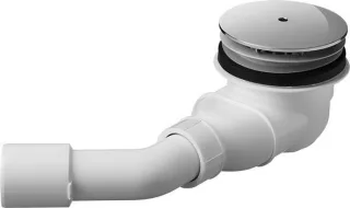 Duravit D-Code Duschwannenablauf Chrom 205x160x110 mm - 791260000001000 791260000001000
