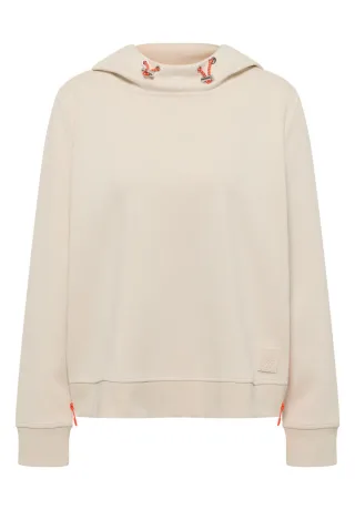 CECIL - Hoodie mit Zipper-Details beige - Gr. - S