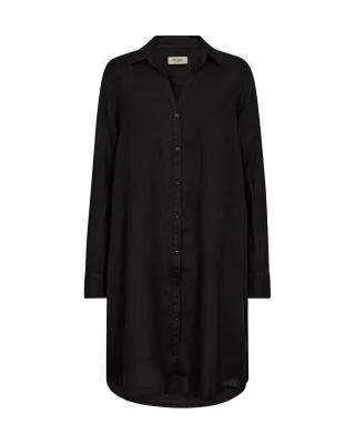 MOS MOSH - MMRielle Linen Dress black - Gr. - L