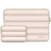 TECH PROTECT Laptoptasche (Laptoptasche und Zubehörhülle), Gepolsterte Laptop- und Zubehörhülle im modernen Puffy-Design